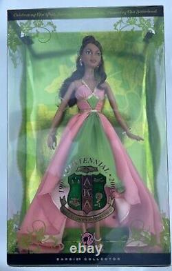 Poupée Barbie Édition Limitée 2008 de la Centenaire de la Sororité Alpha Kappa Alpha Inc.