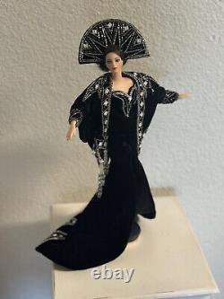 Poupée Barbie Erte Stardust Édition Limitée en Porcelaine avec Boîte, COA et Socle