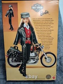 Poupée Barbie Harley Davidson 1997 1ère d'une série Édition limitée Mattel 17692