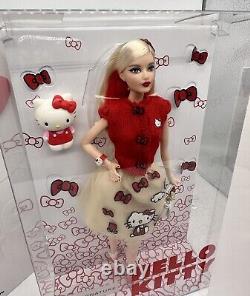 Poupée Barbie Hello Kitty 2017 Limitée à 20 000 exemplaires avec croquis de Robert Best Nouveau