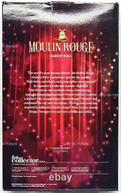 Poupée Barbie Moulin Rouge Édition Limitée Gold Label 2011 Mattel T7910 NEUVE