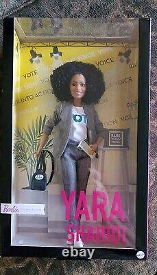 Poupée Barbie Signature 2020 Yara Shahidi Édition Limitée Vote Shero Made to Move