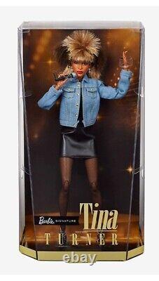 Poupée Barbie Signature Tina Turner Mattel LIMITÉE + Carte postale vintage