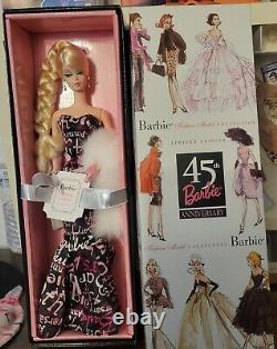Poupée Barbie Silkstone édition limitée pour le 45ème anniversaire FMC B8955