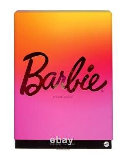 Poupée Barbie Styled by Design 2024 Claudette Parfaite MT Scellée Shipper Gold Label