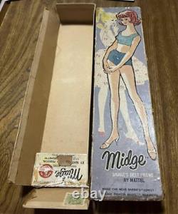 Poupée Barbie Vintage Nouvelle Midge Japon Limitée Mattel 1962 D'OCCASION