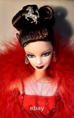 Poupée Barbie édition limitée Ferrari robe rouge 2000 Série de collection Barbie