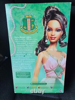 Poupée Barbie édition limitée Nrfb Aka Alpha Kappa Alpha Sorority Centennial 2008