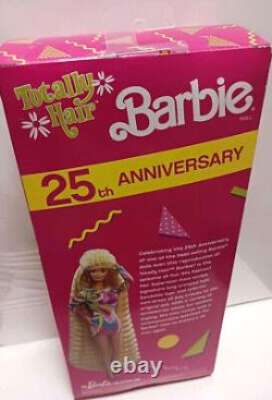 Poupée Mattel Barbie Cheveux Totalement Fous 25e Anniversaire - Figurine de Collection Rare et Limitée