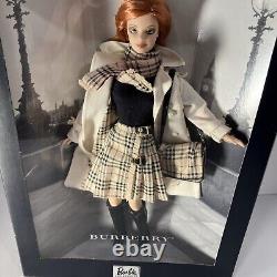 Poupée de collection Mattel Barbie Burberry édition limitée 2000 Figurine 230422