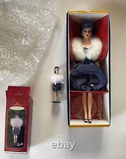Poupée de mode Mattel Parisienne Barbie 12 po 57610 & Ornement assorti Hallmark