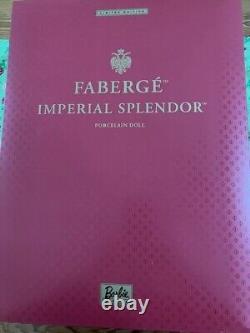 Poupée en porcelaine Barbie Splendeur Impériale Faberge' édition limitée, numéro de série # 02685