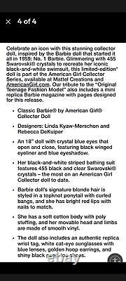 Précommander Poupée de collection American Girl Classic Barbie #1 Swarovski Prévente