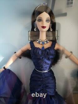 Queen Of Sapphires Barbie Doll Royal Jewels Collection Édition Limitée Nib