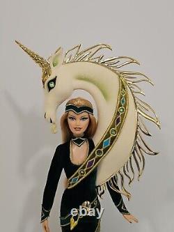 RARE Poupée Barbie Lady of the Unicorns Bob Mackie 2007 2000 uniquement dans le monde entier