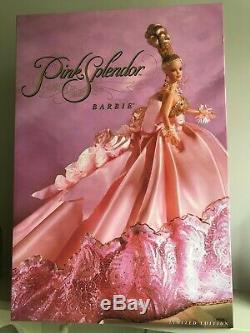Rare 1996 Limited Edition Collector Splendeur Rose Barbie Seulement 10 000 Ww Nrfb