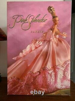Rare 1996 Mattel Pink Splendor Barbie Edition Limitée Par Bob Mackie, Boîte #16091en