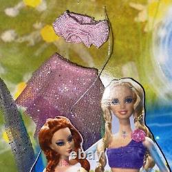 Rare 2003 Barbie Fairytopia Ensemble De Robe De Poupée De Fée Mattel Boîte Ouverte Endommagée