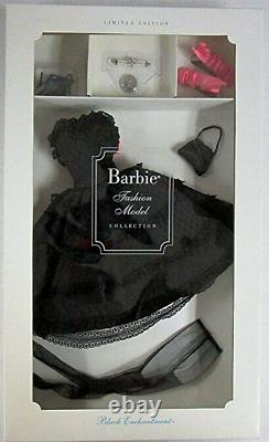 Silkstone Black Enchantment Barbie Fashion Model Collection Edition Limitée Nrfb