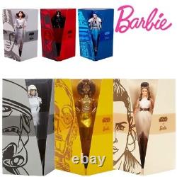Star Wars x Barbie Édition Limitée Ensemble de 6 Poupées 2019 Gold Label MATTEL Non Ouvert