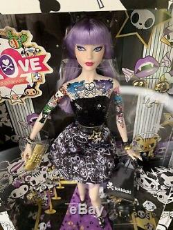 Tokidoki Barbie Doll Platinum Label 10ème Anniversaire Pourpre Limitee Rare + Cadeau