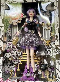 Tokidoki Barbie Doll Platinum Label 10ème Anniversaire Pourpre Limitee Rare + Cadeau
