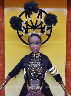 Trésors de poupée Barbie MOJA d'Afrique Byron Lars Édition Limitée 2001 Mattel NRFB